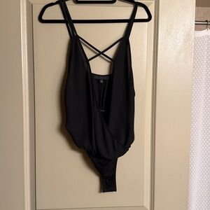 Black Strappy Bodysuit